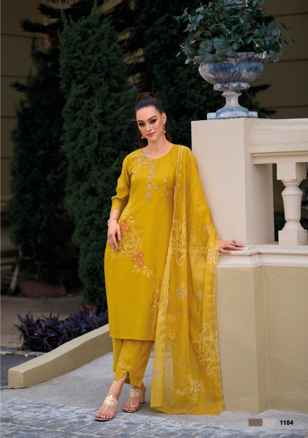 Lady Leela Rabya Silk Kurti Bottom With Dupatta